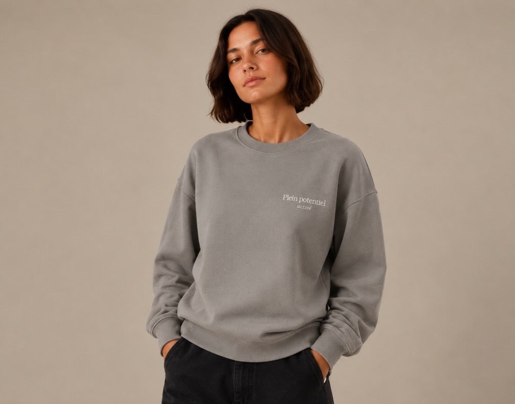 Sweatshirt Oversized — Plein potentiel activé