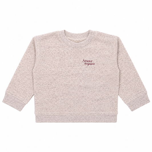 Baby sweatshirt — Amour toujours