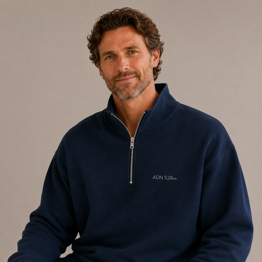 Sweatshirt zippé Oversized Fit — ADN 528Hz