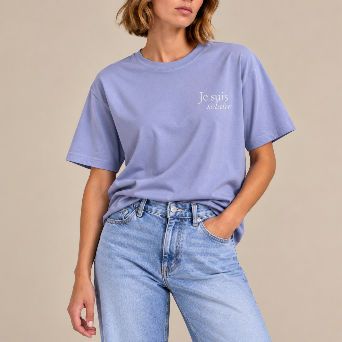 T-shirt Relaxed fit — Je suis solaire
