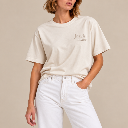 T-shirt Relaxed fit — Je suis solaire
