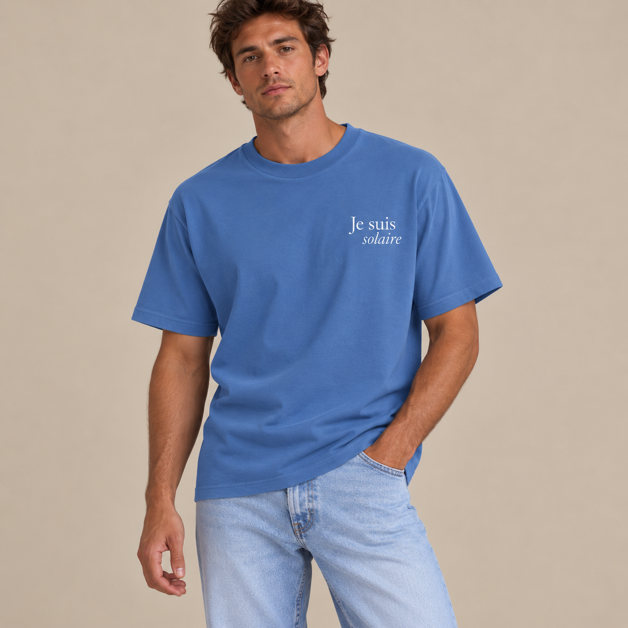 T-shirt Medium fit — Je suis solaire