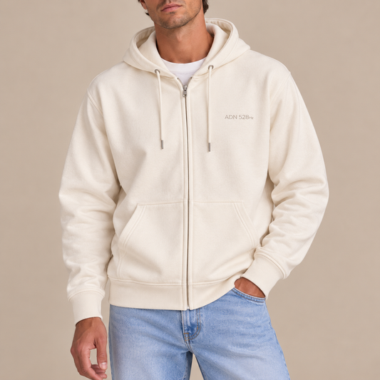 Sweat à capuche zippé — ADN 528Hz