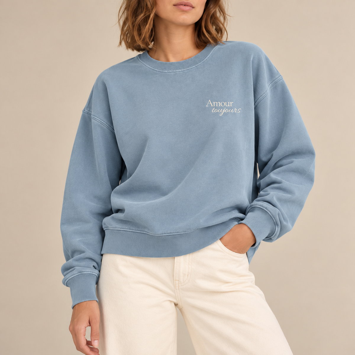Sweatshirt Oversized — Amour toujours