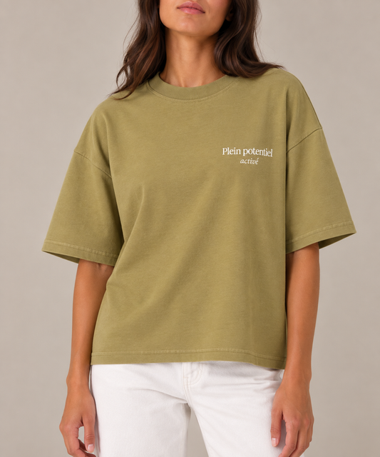 T-shirt Oversized fit — Plein potentiel activé