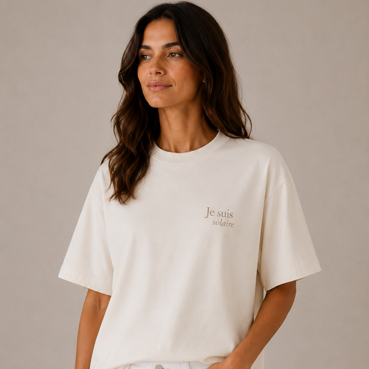 T-shirt Relaxed fit — Je suis solaire