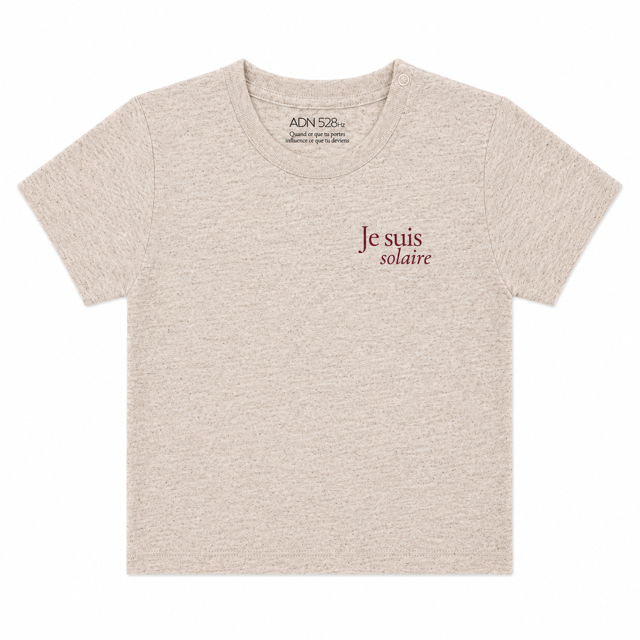 T-shirt bébé — Je suis solaire COMING SOON