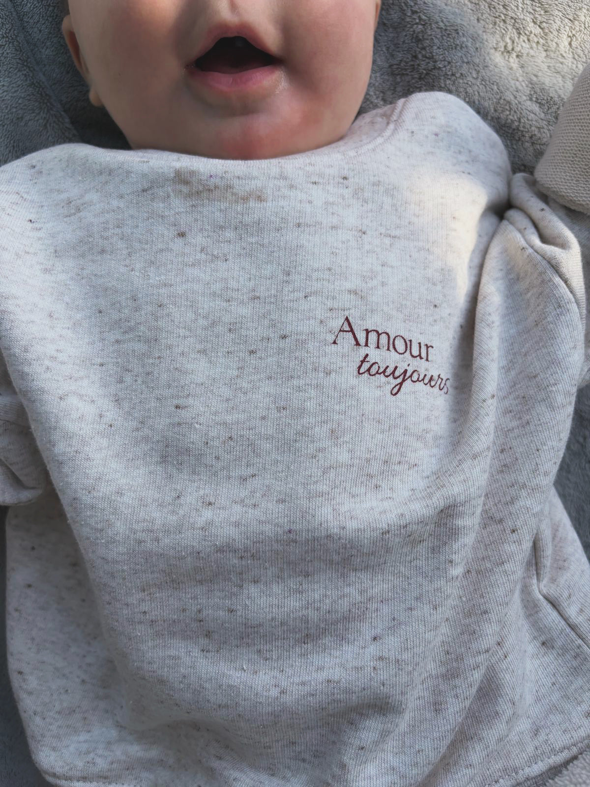 Sudadera bebé — Amour toujours