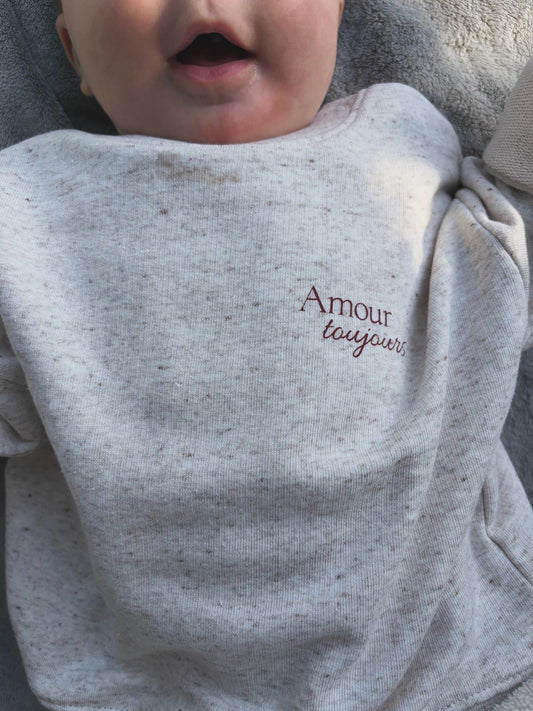 Baby sweatshirt — Amour toujours