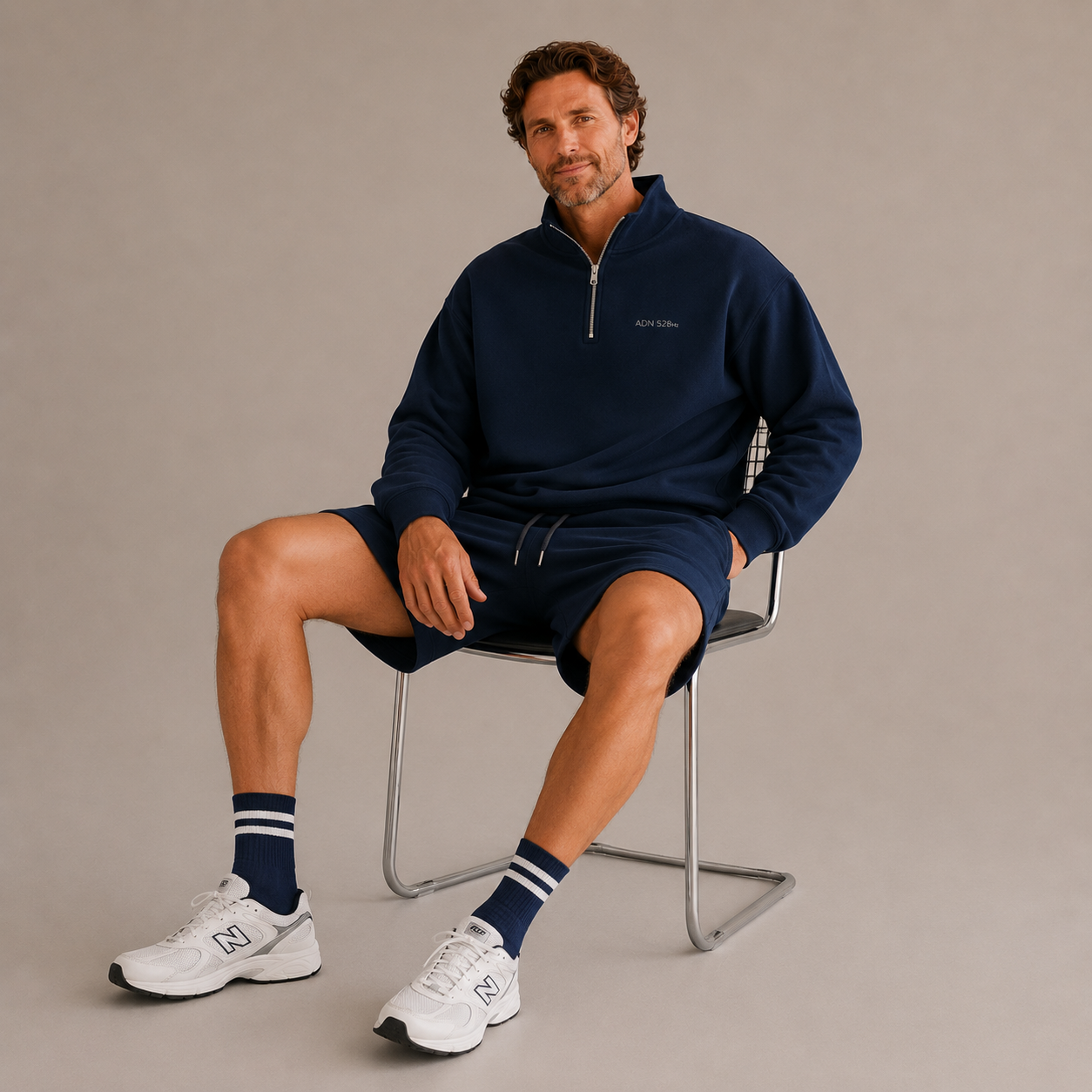 Sweatshirt zippé Oversized Fit — ADN 528Hz